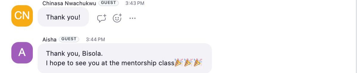 Testimonial from Chinasa & Aisha